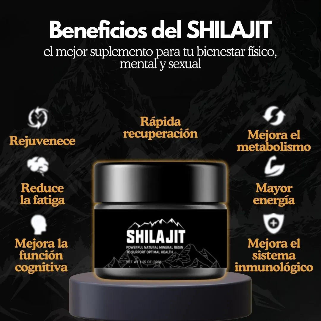 SHILAJIT DEL HIMALAYA | RENUEVA TU VITALIDAD