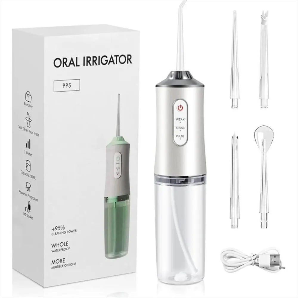 IRRIGADOR ORAL RECARGABLE | LIMPIADOR DE DIENTES