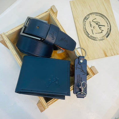 VÉLEZ COMBO 3 X 1 | 1.1 (CINTURÓN + BILLETERA + LLAVERO)