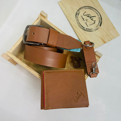 VÉLEZ COMBO 3 X 1 | 1.1 (CINTURÓN + BILLETERA + LLAVERO)